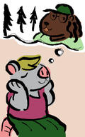 UR_LOVELY beaver flores mouse rat // 936x1500 // 206.7KB